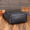 Genuine Leather Backpack 2022 New Men's Litchi Board Pattern Top Layer Cowhide Large Capacity Computer Bag Business Schoolbag