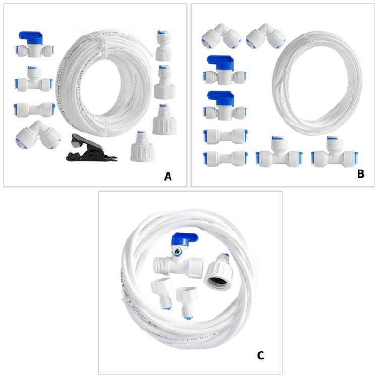 Refrigerator Water Pipe Universals Connection Set Universals Water Supply Line Water Hose Kits for Fridges and Ice Maker