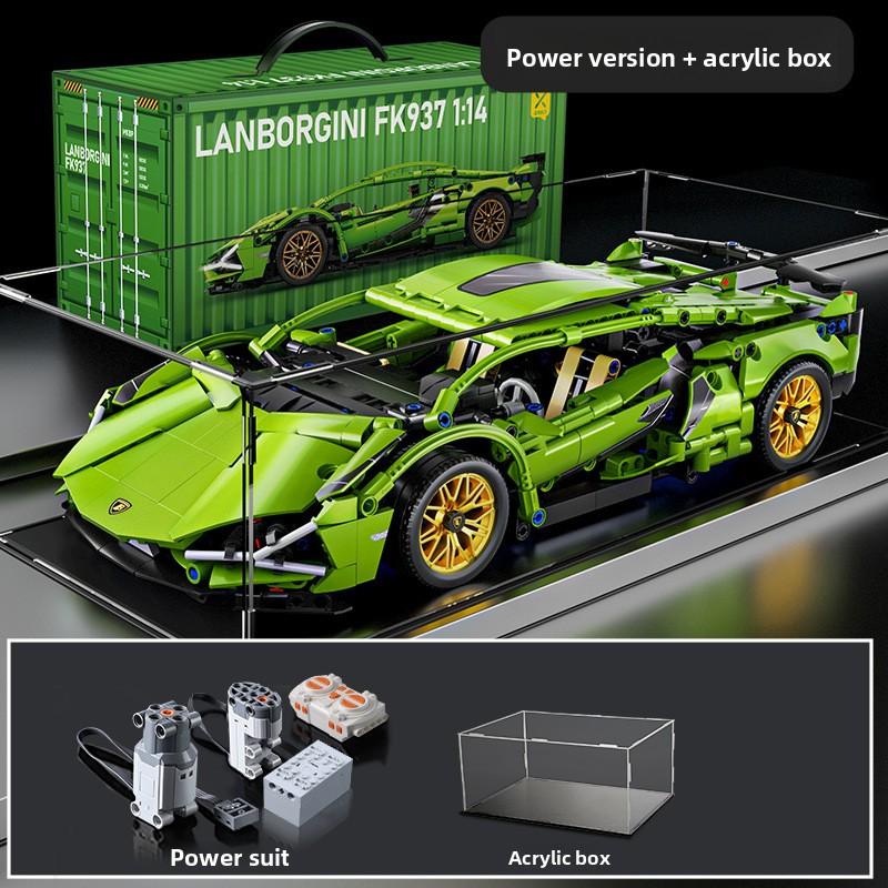 

Сумісний з Lego Іграшки на радіокеруванні Конструктор Автомобіль Збірка Суперкар Дитячі іграшки Модель гоночного автомобіля Дрібні деталі