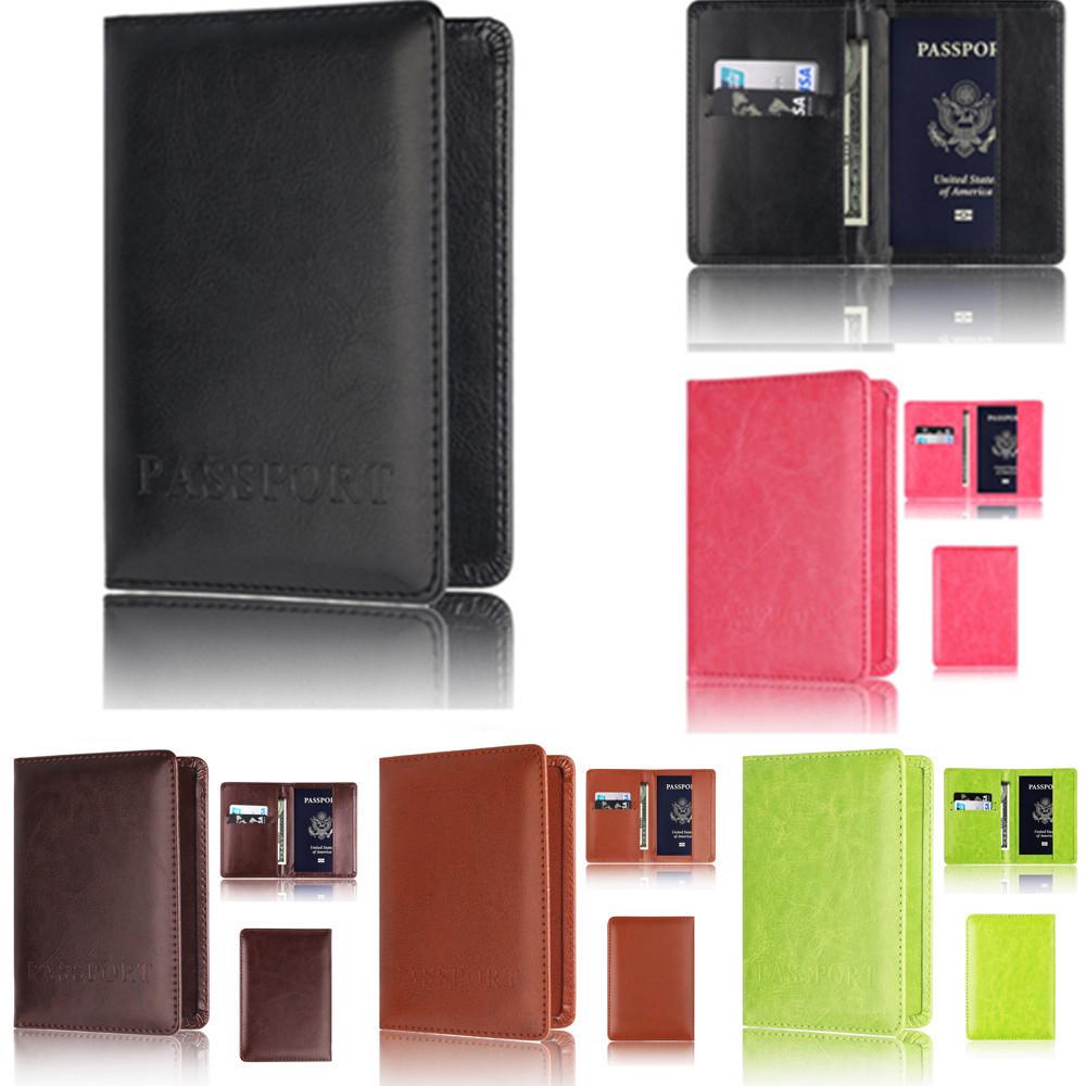 Buy Passport Holder Protector Wallet Business Card Soft Passports Case