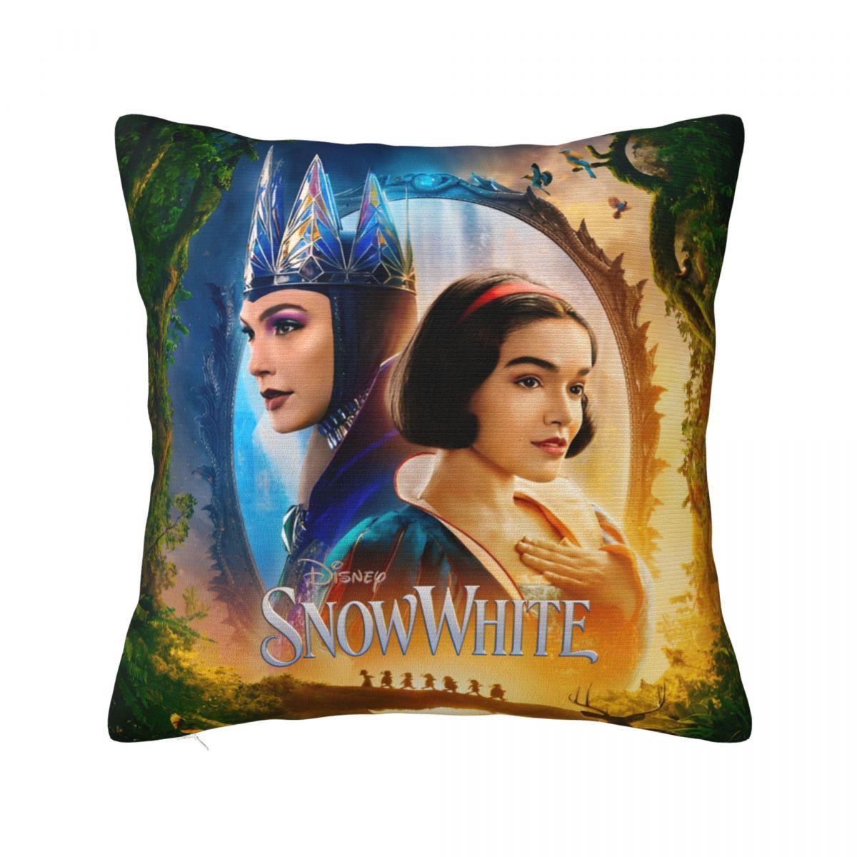 

Snow White Pillow Cases Cushion Covers Fashion Zipper Decor Throw Pillow Case Cover for Home 45*45cm 12x12Inch