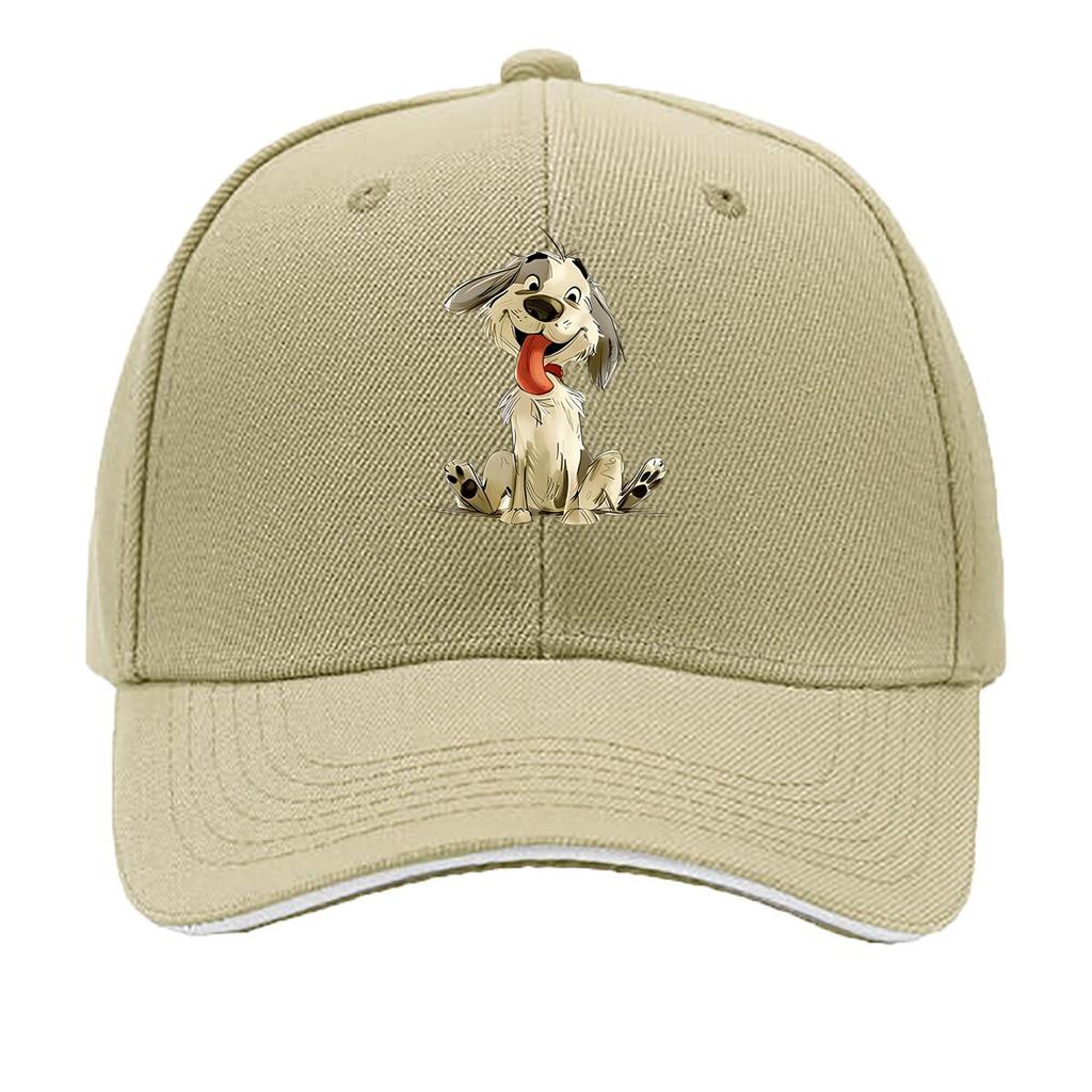Featuring a Cartoon Dog Design Casual Headwear for Women Trendy Hats for Unisex Festive Top Hats Sandwich Baseball Cap