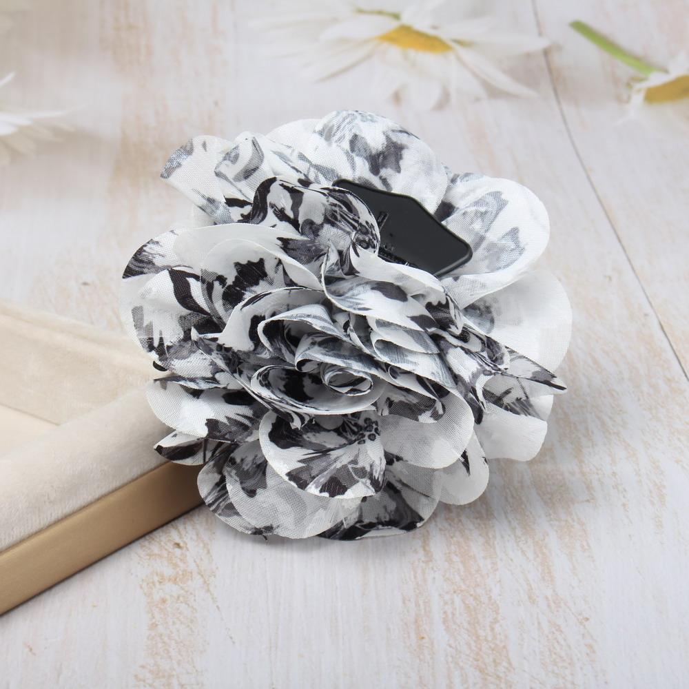 

Тканевый зажим-краб для волос для женщин, девочек, сумка, милый гавайский цветок плюмерии, заколки для волос, аксессуары для волос в богемном стиле