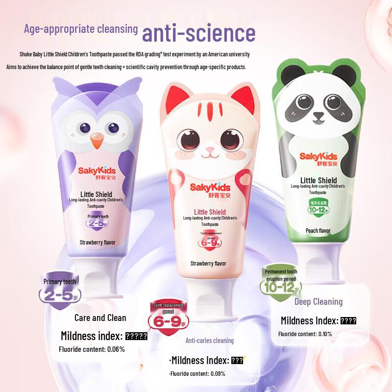 Shuke Baby Panda Kids Anti-Cavity Toothpaste