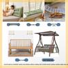 Waterproof Lumbar Support Cushion for Rocking Chairs and Beds