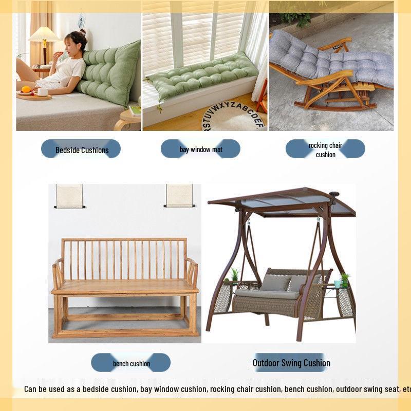 Waterproof Lumbar Support Cushion for Rocking Chairs and Beds