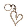 28mm Key Ring Couple Heart Love Minimalist Jewelry Components QY016