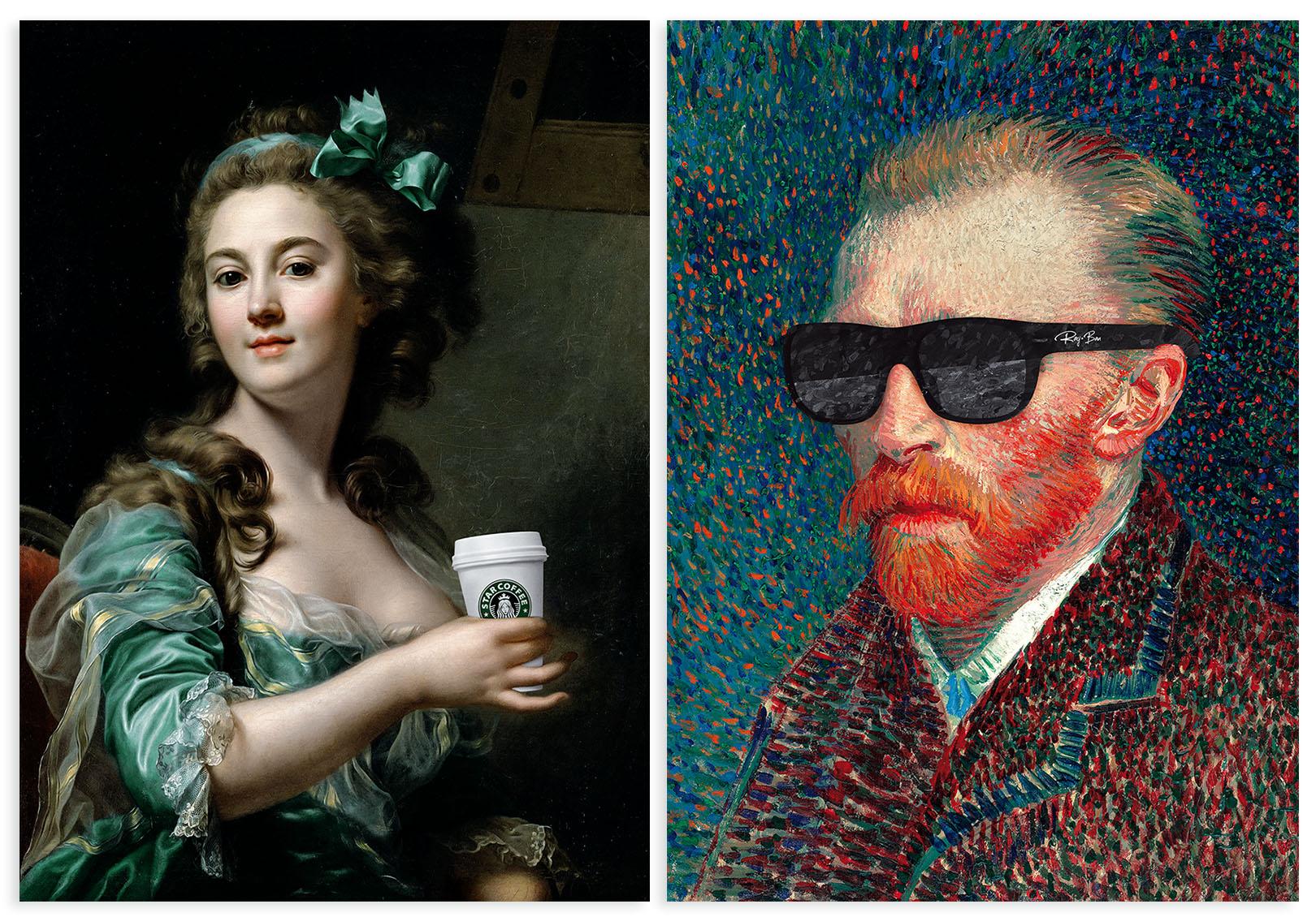 

Zestaw dwóch plakatów van gogh kawa 21x29,7 cm A4