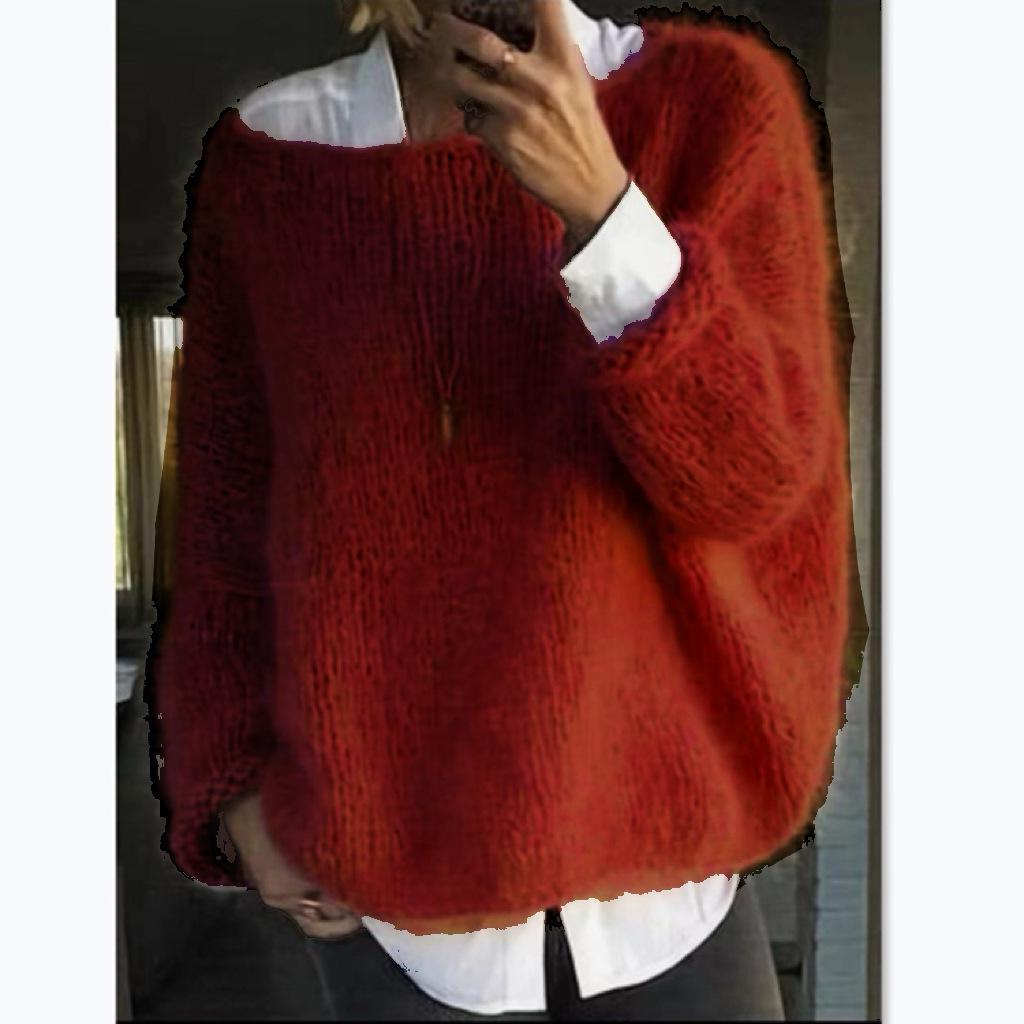 2026 Women's European & American Autumn Winter Knit Sweater - New Style Fashion Casual Top