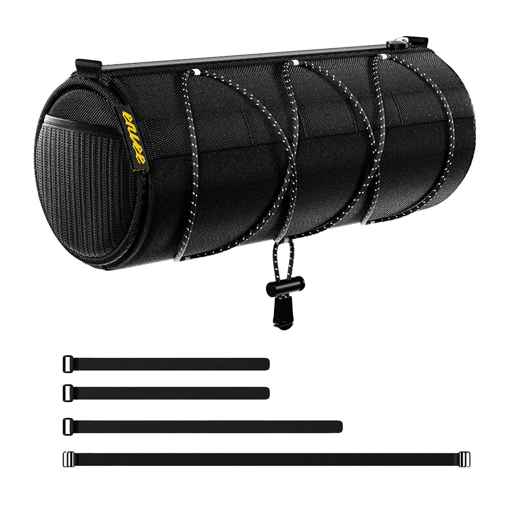 

2.2L Bicycle Frame Pannier Bag Large Capacity Portable Shoulder Bag Multifunctional Outside Riding Bag for Outdoot Cycling чорний