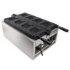 Commercial Waffle Maker Non Stick 8 Mould Bulldog Fun Shape Dual Side Heating Electric Waffle Baker
