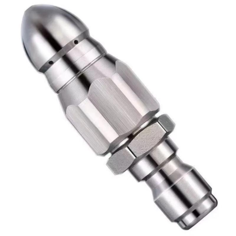 1/4" High Pressure Water Jet Nozzle, Quick Connect Tip for Sewer Drain Cleaning, Heavy Duty Drain Hose Cleaner Tool