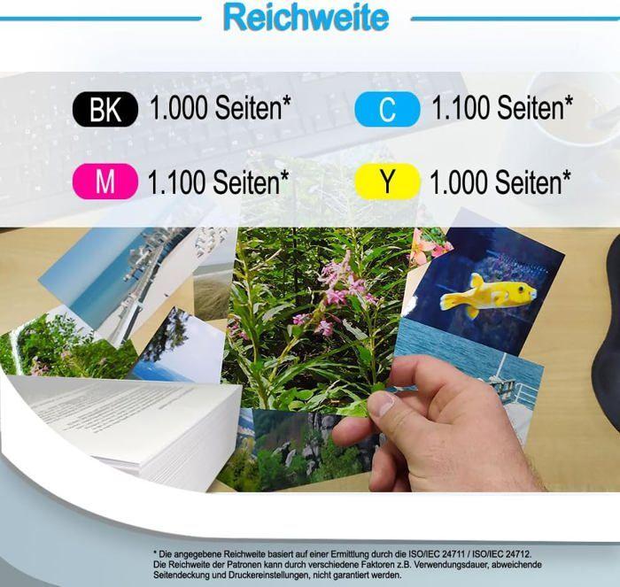 Compatible Cartridges - Epson No. 405XL - Pack of 5 - Multi-color - Inkjet