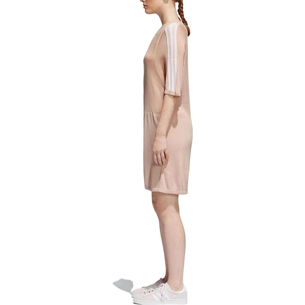 Adidas Originals Short Sleeved Dress Women's Orange Pink (Unisex) Short-Sleeved Dresses CY5844