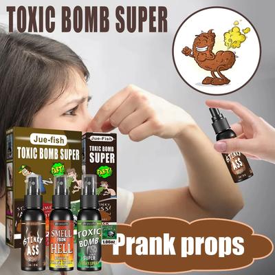 30ml Fart Gag Spray Prank Joke Plastic Liquid Fart Gag Party Supplies Stinky Fart for Adults Kids Non Toxic Halloween Funny Toys