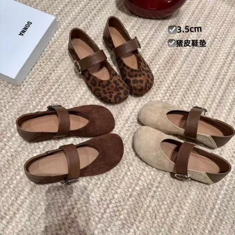 Soft Sole with Skirt Versatile Mary Jane Shoes Autumn New French Gentle Fairy Wind One Pedal Single Shoes Tide