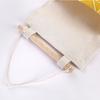 Three Pockets Hanging Wall Storage Bag Household Bedroom Living Room Kitchen Cotton Linen Storage Bag