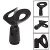 Mic Microphone Stand Accessory Flexible Plastic Clamp Clip Holder Mount