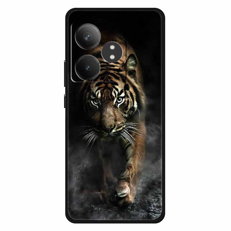 For Realme GT 6T Case Silicone Soft Lions Cat TPU Back Cover For Realme GT Neo6 Cases Protective GT6t 5G Fashion Lovely Shell