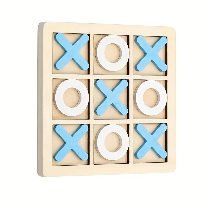 Tris Classico in Legno - Gioco da Tavolo Tradizionale per la Famiglia, Regalo Perfetto per Natale e Halloween