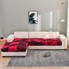 Stretch Floral Sofa Seat Cushion Cover Elastic Sofa Covers For Living Room Armchair Couch Cover L-Shape Sofa Cover Removable