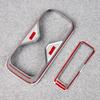 RUIQ Honda New Vezel RV Series Exclusive Interior Rear Seat Drink Holder Cover Garnish HONDA VEZEL Exclusive Design (Satin Silver)