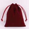 Mini Velvet Bags Jewelry Bags Multifunctional Storage Drawstring Pouch Confectionery Gifts Cookies For Christmas 12X15Cm