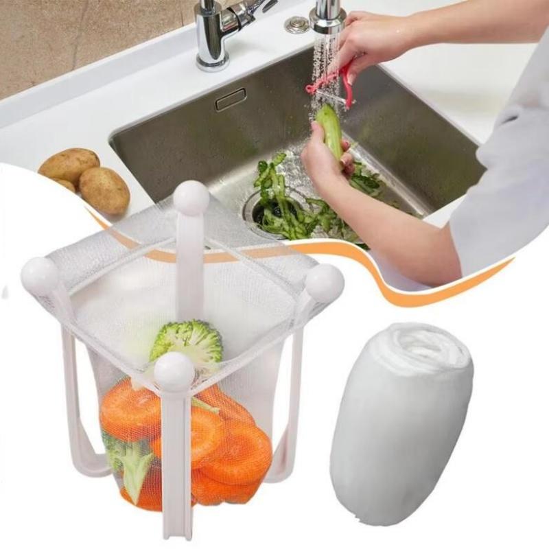 

Sink Trash Catcher Kitchen Sink Strainer With Sink Basket Holder And Sink Strainer Net Bag Sink Garbage Strainer Kitchen Sink