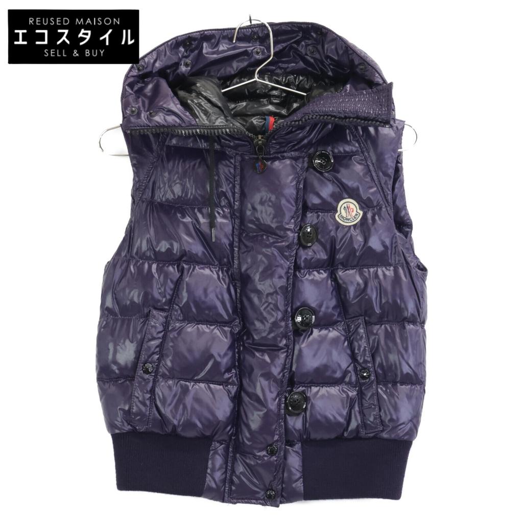 MONCLER 102-093-48302-96 TARN GILET Nylon Down Vest Best 1 purpleUsed