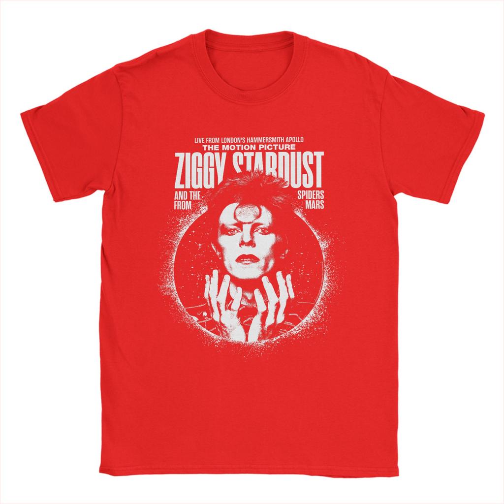 David Bowie Ziggy Stardust The Motion Leisure TShirts Cotton Tshirt for Unisexs YK Funny Pattern Short Sleeve Clothes