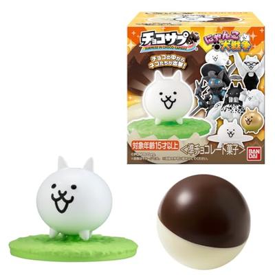 Bandai [Revenda] ChocoSap The Battle Cats Doce de Brinquedo Semi-Chocolate [Caixa com 10 unidades]
