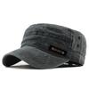 Washed Hat Spring, Summer and Autumn Cotton Flat Cap Outdoor Military Hat Men's Mesh Sun Hat
