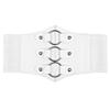Fashionable Faux Leather Waist Trainer Belt With Adjustable Elastic Design Waist Belt For Various Outfits