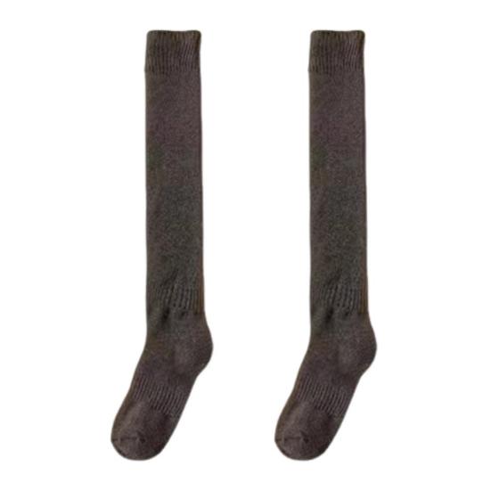Women Thigh High Socks Winter Warm Over The Knee Socks Extra Long Knitted Boot Stockings Thick Leg Warmers