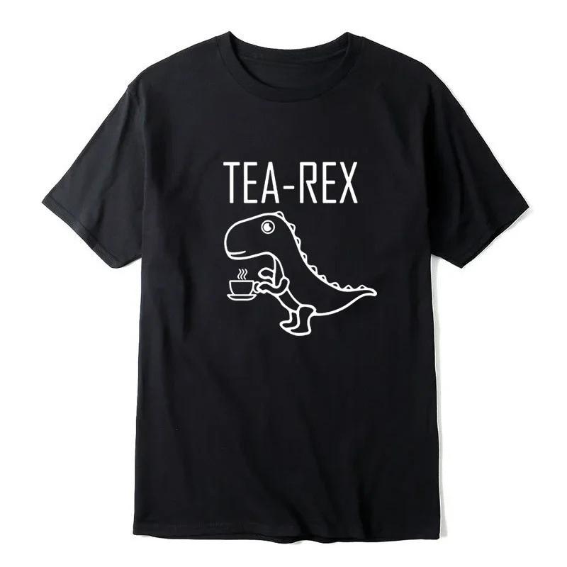 

An Interesting Dinosaur Roundneck Daily Tshirt A Summer Shortsleeved Top Suitable for Both Men and Women 4XL