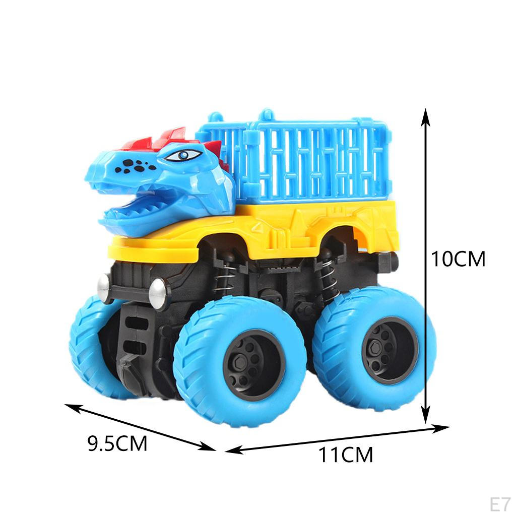 Baby Dinosaur Truck Carrier, Early Educational Toys Vehicles Toy Cars Playset for Unisex