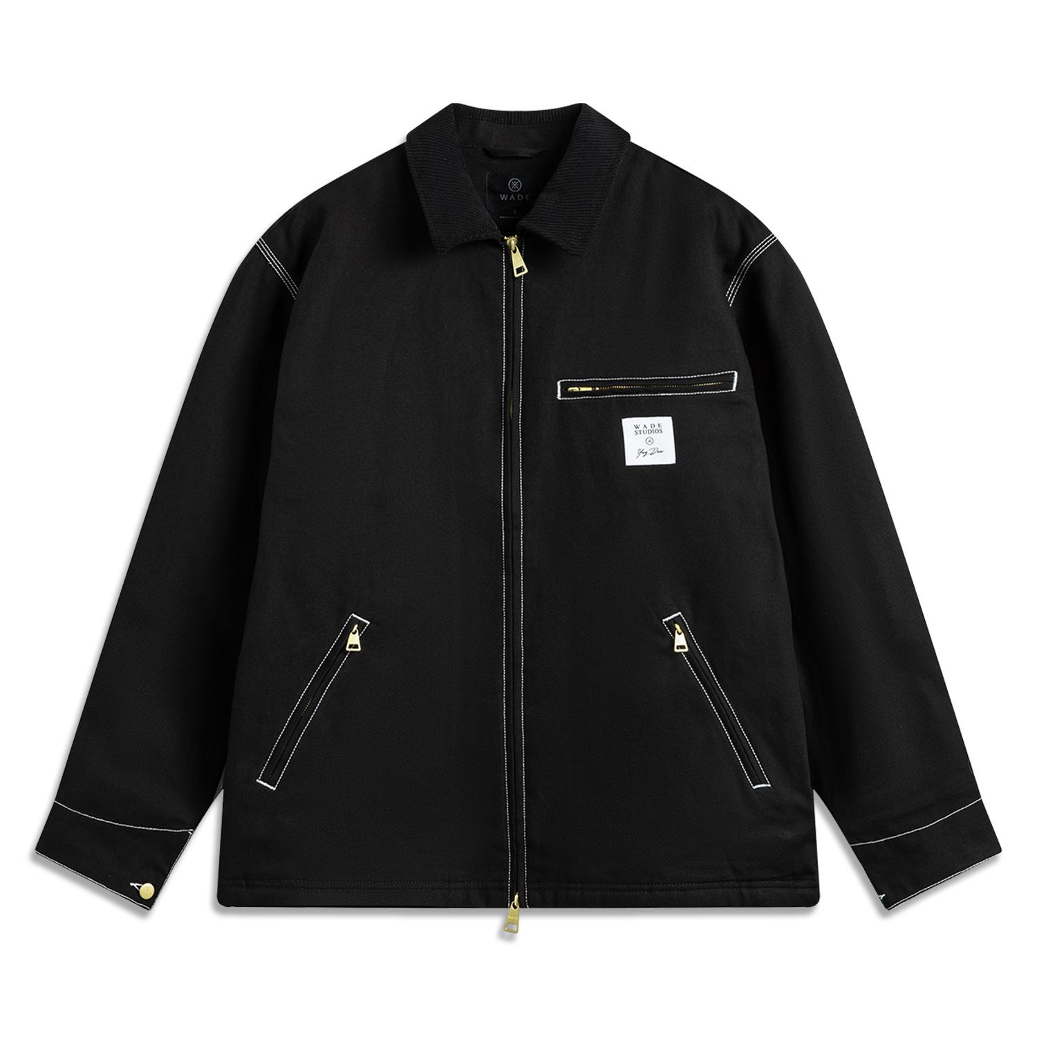 Мужская хлопковая куртка Li Ning Wade Series Свободная с вышитым логотипом-буквой AJMU281-2 M