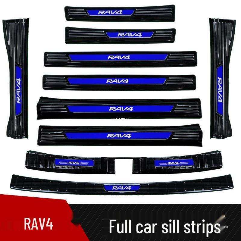 Protector Prag Ușă din Oțel Inoxidabil pentru Toyota RAV4 2024