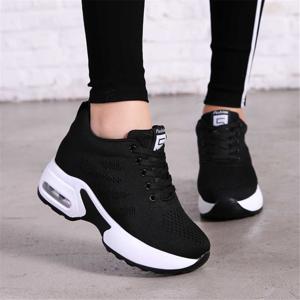 Fashion High Performance With Inner Wedge Platform Women Shoes Oxford Womens Heels Shoes Golf Shoes For Woman Sneakers Sport
