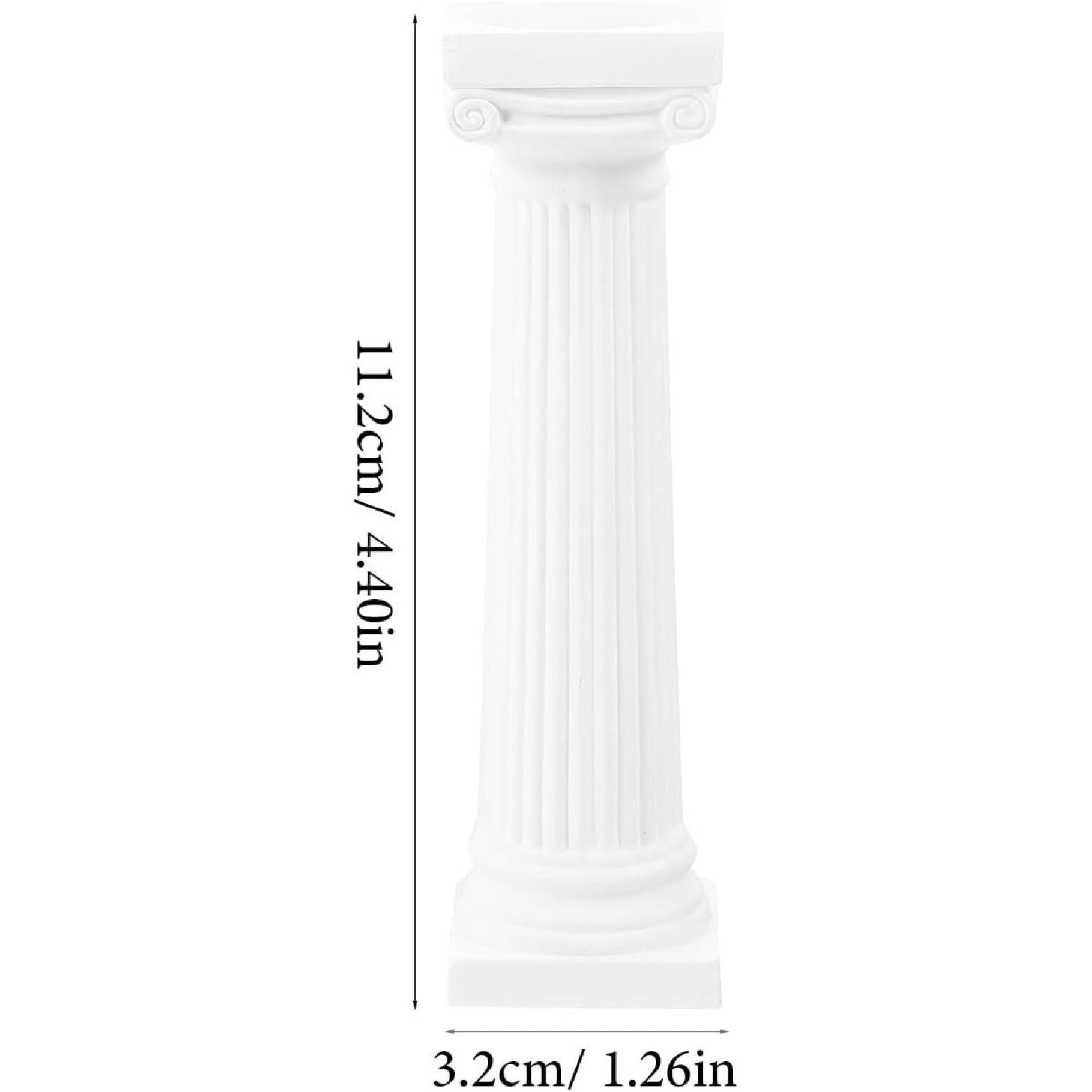 6 шт. Модель Римской Колонны Греческая Колонна Фигура Греческая Статуя Декор Статуя Римской Колонны Музейные Статуи Декор Римской Колонны Миниатюрная Римская Колонна Книжная Полка