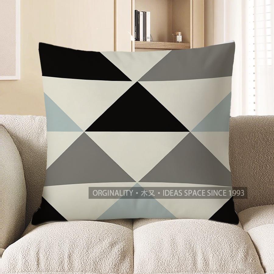 Home Decor Modern Leaf Pattern Decorative Throw Pillow Pattern Cushion Cover Suitable For Sofa Bedroom Car Pillow Cover