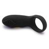 Time Delay Vibrating Ring with Massager Brush Silicone Sex Toys Quiet USB Charged Penis Vibrator Rings 12 Speeds