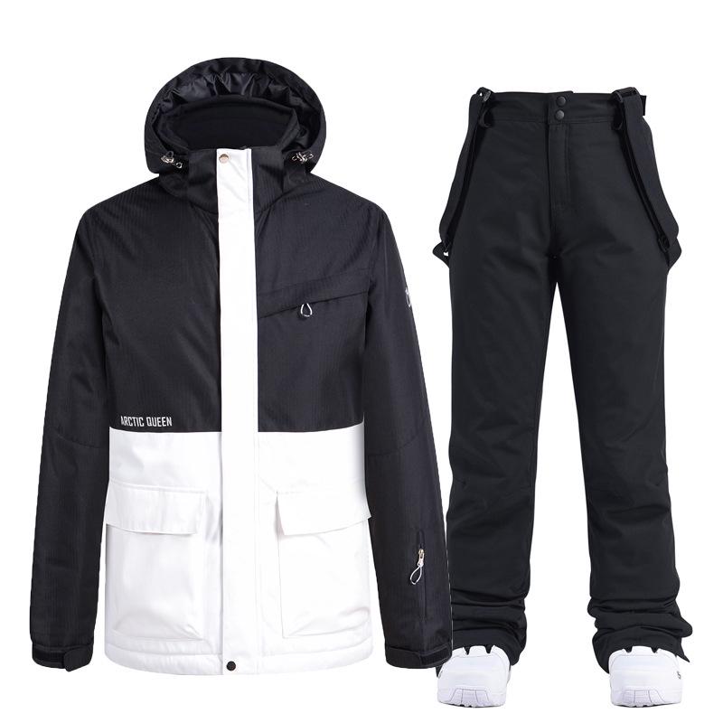 Couples' Warm Korean-Style Snowboard Suit Set