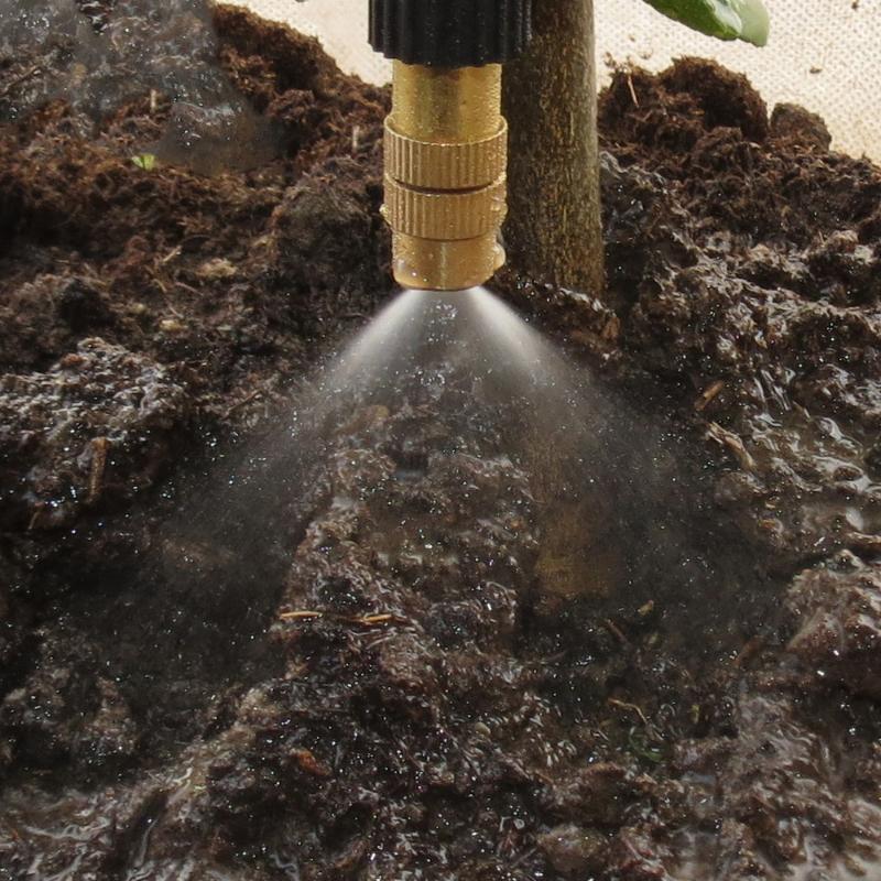 10 Peças Sistema de Resfriamento por Névoa para Exterior Irrigação de Jardim Aspersor de Latão Ajustável Micro Aspersores de Jardim