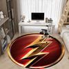 1pc Flash Lightning Office Round Area Rug, Under Office Chairs Bedroom Living Room Home Decor, Room Deco, Available in Various Sizes