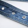 Blue Fashionable Womens Denim Belt For Skirts And Trench Coats Versatile 105cm Style