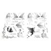 Transparente Stempel DIY Handkonto Scrapbook Klare Transparente Stempel Gummi Stempel Set Dekoration