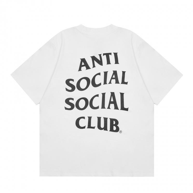 GUOYAN TOP Nieuwe 2026 ASSC Letterprint Ronde Crewneck Korte Mouw Unisex ASSC T-shirt Straatmode Katoen Losse Pasvorm Jeugd Mode T-shirt 3XL