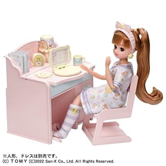 Takara Tomy Licca-chan Sumikko Gurashi Daisuki Room Dress-Up Doll Play Toy Ages 3 Up Safety Standard Compliant ST Mark Certification Licca One Size