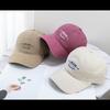 Vintage Japanese Wash Cotton Baseball Cap With Embroidery For Casual Men